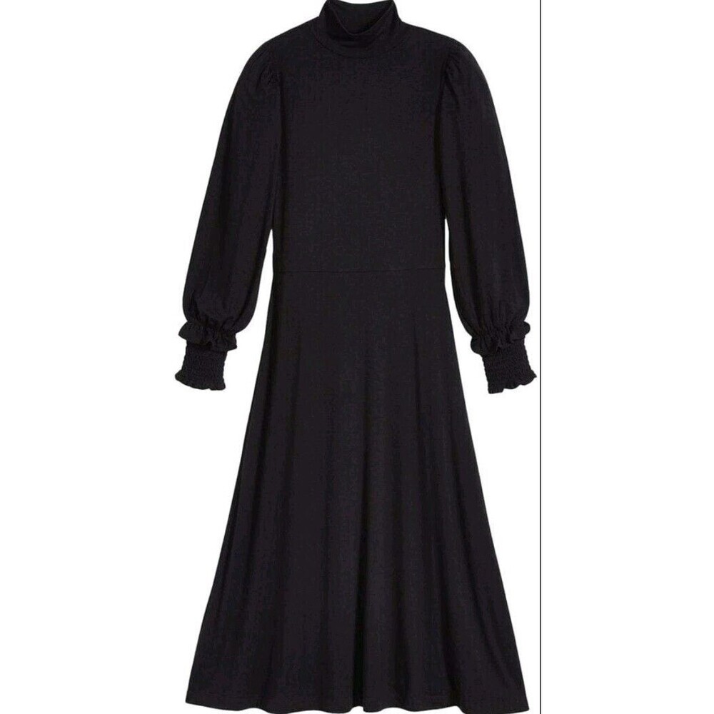 Draper James‎ Black High Neck Flowy Dress Small